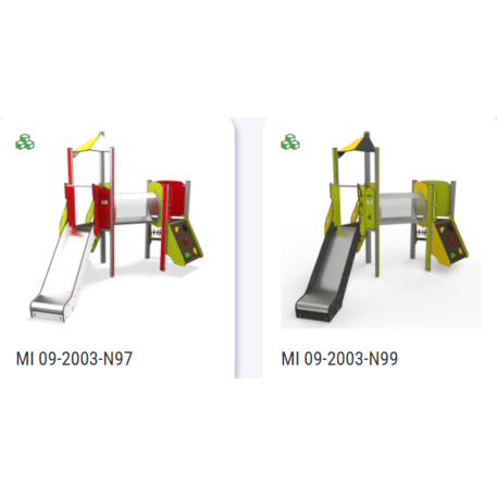 Žaidimų aikštelių kompleksas vaikams nuo 2 metų amžiaus – kolekcija 'MINI / MBG-2208_MI 09-2003-N98'