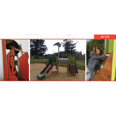 Žaidimų aikštelių kompleksas vaikams nuo 2 metų amžiaus – kolekcija 'MINI / MBG-2208_MI 09-2003-N98'