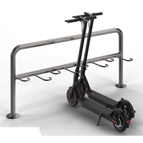 Metalinis paspirtukų laikiklis / stovas 'STF/170x32xH/80cm/MDL'