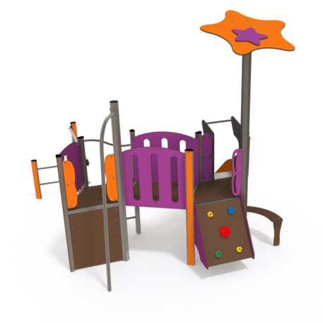 Žaidimų aikštelių kompleksas vaikams nuo 2 metų amžiaus – kolekcija 'MINI / MBG-2226_MI 09-2010-O98'
