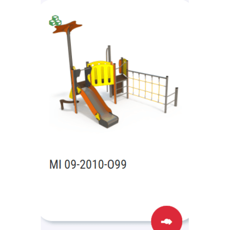 Žaidimų aikštelių kompleksas vaikams nuo 2 metų amžiaus – kolekcija 'MINI / MBG-2226_MI 09-2010-O98'