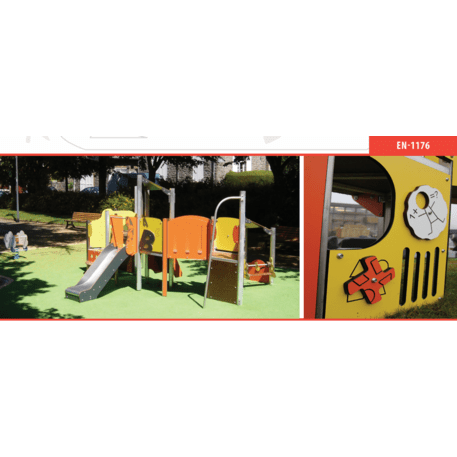 Žaidimų aikštelių kompleksas vaikams nuo 2 metų amžiaus – kolekcija 'MINI / MBG-2226_MI 09-2010-O98'