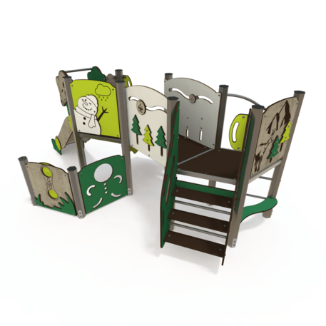 Žaidimų aikštelių kompleksas vaikams nuo 2 metų amžiaus – kolekcija 'MINI / MBG-2292_MI 09-2082-T04'