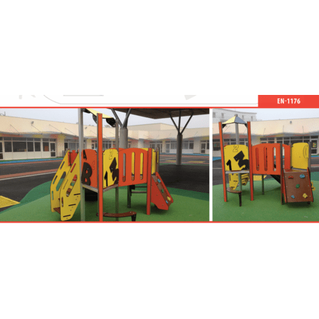 Žaidimų aikštelių kompleksas vaikams nuo 2 metų amžiaus – kolekcija 'MINI / MBG-2292_MI 09-2082-T04'