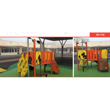 Žaidimų aikštelių kompleksas vaikams nuo 2 metų amžiaus – kolekcija 'MINI / MBG-2239_MI 09-2032-P15'