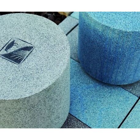 Betoninis modulinis suolas su LED apšvietimu 'Circle Puff Ø45cm / Ø60cm'