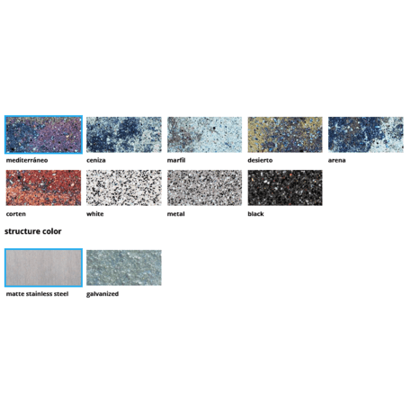 Betoninis modulinis suolas be atlošo 'Premium / Pause Central 262,5cm'