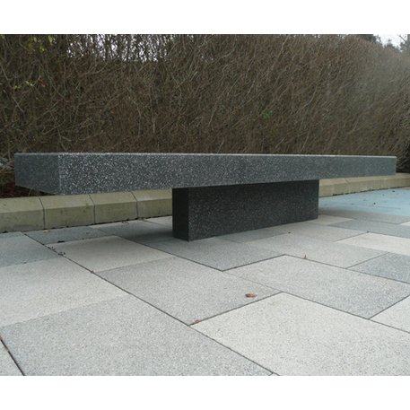 Betoninis modulinis suolas be atlošo 'Premium / Pause Central 262,5cm'