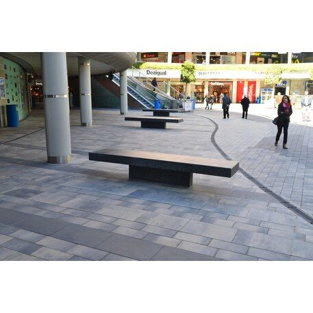 Betoninis modulinis suolas be atlošo 'Premium / Pause Central 262,5cm'