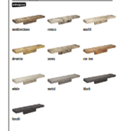 Betoninis modulinis suolas be atlošo 'Premium / Pause Central 262,5cm'
