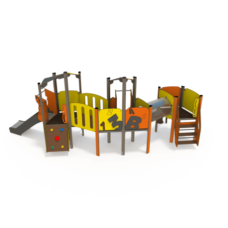 Žaidimų aikštelių kompleksas vaikams nuo 2 metų amžiaus – kolekcija 'MINI / MBG-2333_MI 09-3020-N22'