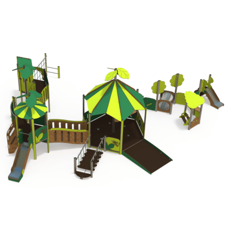 Žaidimų aikštelių kompleksas vaikams nuo 2 metų amžiaus – kolekcija 'MINI / MBG-2343_MI 09-6001-P15'