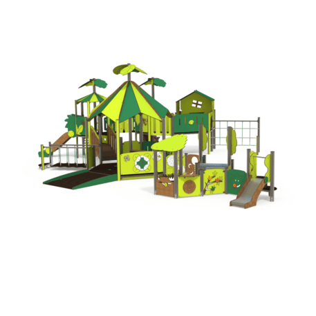 Žaidimų aikštelių kompleksas vaikams nuo 2 metų amžiaus – kolekcija 'MINI / MBG-2343_MI 09-6001-P15'