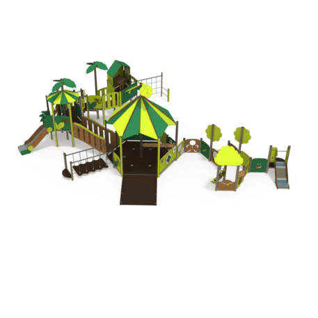 Žaidimų aikštelių kompleksas vaikams nuo 2 metų amžiaus – kolekcija 'MINI / MBG-2343_MI 09-6001-P15'