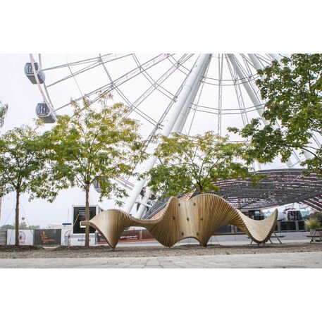 Vaikų žaidimų aikštelių įranga „Climbslide 8.0“, kolekcija Playsculptures®