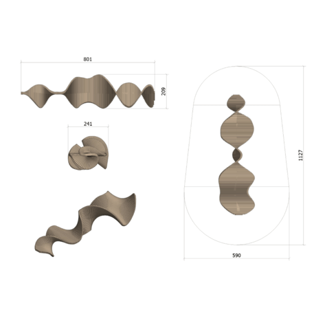 Vaikų žaidimų aikštelių įranga „Climbslide 8.0“, kolekcija Playsculptures®
