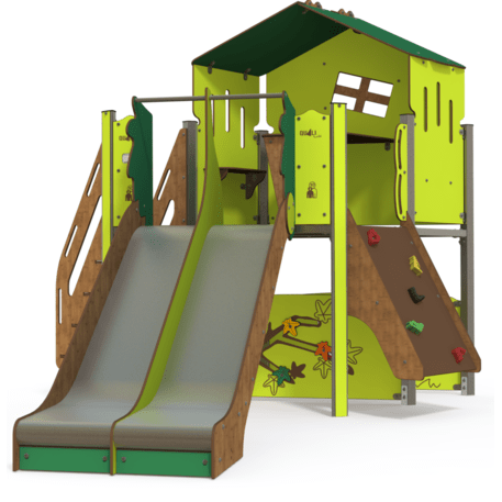 Žaidimų aikštelių kompleksas vaikams nuo 2 iki 10 metų amžiaus – kolekcija 'MAXI / MBG-2377_MA 12-1042-P15'