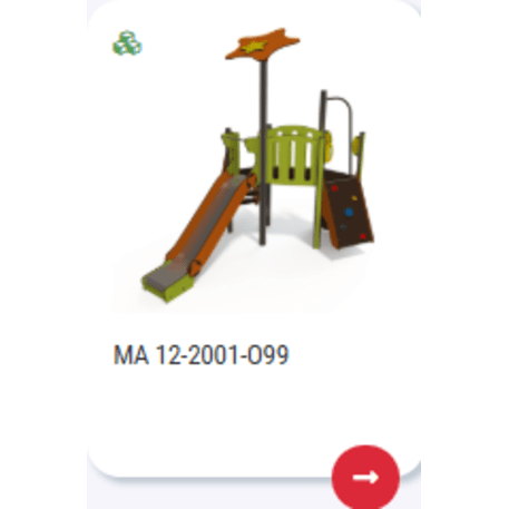 Žaidimų aikštelių kompleksas vaikams nuo 2 iki 10 metų amžiaus – kolekcija 'MAXI / MBG-2386_MA 12-2001-O18'