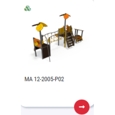 Playground complex for children from 2 years old – 'MINI' collection 'MAXI / MBG-2391_MA 12-2005-P15