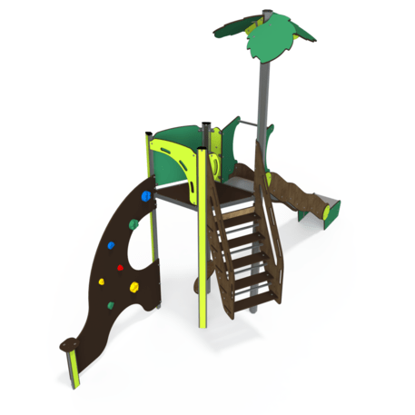 Spielplatzkomplex für Kinder von 2 bis 12 Jahren – Kollektion 'MEGA / MBG-2527_ME 18-1018-P15'