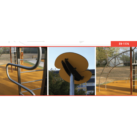 Spielplatzkomplex für Kinder von 2 bis 12 Jahren – Kollektion 'MEGA / MBG-2527_ME 18-1018-P15'