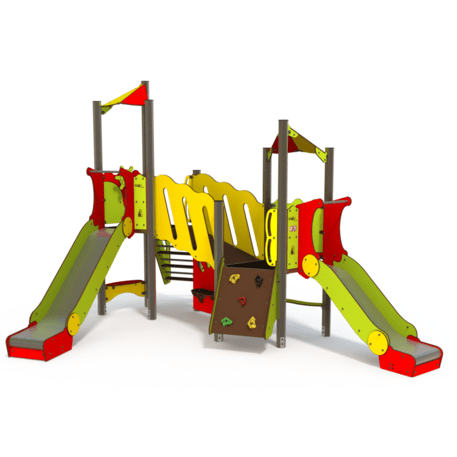 Complesso per parco giochi per bambini dai 2 anni – collezione 'MAXI / MBG-2421_MA 12-2068-E22'