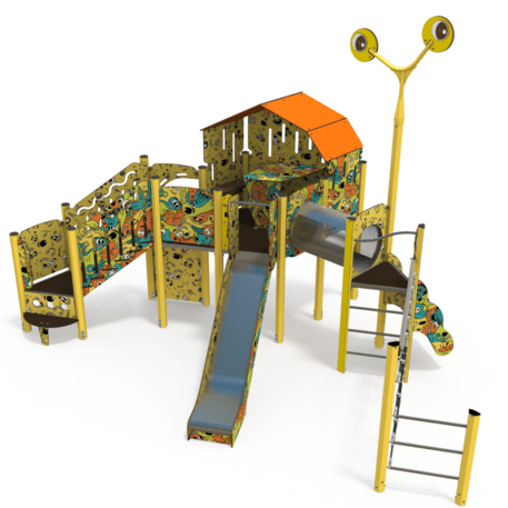 Bērnu rotaļu laukuma komplekss no 2 gadu vecuma – kolekcija 'MAXI / MBG-2466_MA 12-3015-AB22'