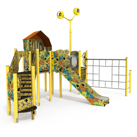 Bērnu rotaļu laukuma komplekss no 2 gadu vecuma – kolekcija 'MAXI / MBG-2466_MA 12-3015-AB22'