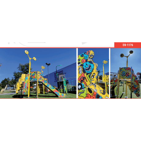 Bērnu rotaļu laukuma komplekss no 2 gadu vecuma – kolekcija 'MAXI / MBG-2466_MA 12-3015-AB22'