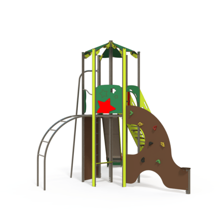 Mänguväljakute kompleks lastele vanuses 2 kuni 12 – kollektsioon 'MEGA / MBG-2537_ME 18-1027-T02'