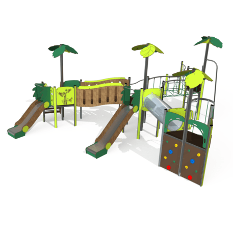 Kompleks placu zabaw dla dzieci od 2. roku życia – kolekcja 'MAXI / MBG-2498_MA 12-4005-P15'