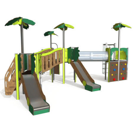 Kompleks placu zabaw dla dzieci od 2. roku życia – kolekcja 'MAXI / MBG-2498_MA 12-4005-P15'