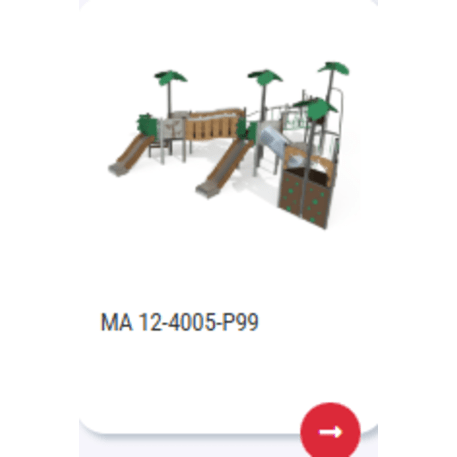 Kompleks placu zabaw dla dzieci od 2. roku życia – kolekcja 'MAXI / MBG-2498_MA 12-4005-P15'