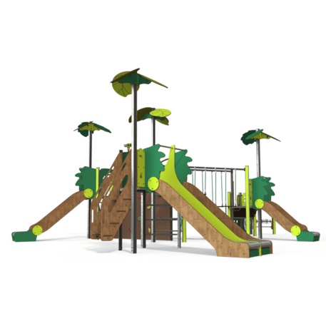 Kompleks placu zabaw dla dzieci od 2. roku życia – kolekcja 'MAXI / MBG-2508_MA 12-5005-P15'