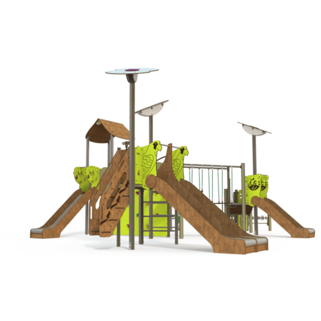 Spielplatzkomplex für Kinder ab 2 Jahren – Kollektion 'MAXI / MBG-2517_MA 12-5007-T03'