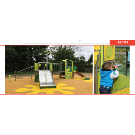 Spielplatzkomplex für Kinder ab 2 Jahren – Kollektion 'MAXI / MBG-2517_MA 12-5007-T03'