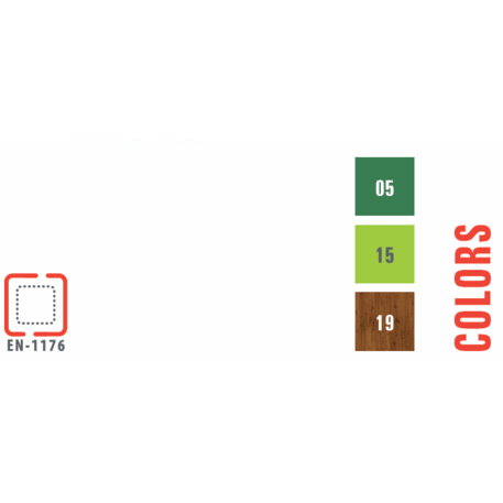 Žaidimų aikštelių kompleksas vaikams nuo 2 iki 12 metų amžiaus – kolekcija 'MEGA / MBG-2551_ME 18-2029-P15'
