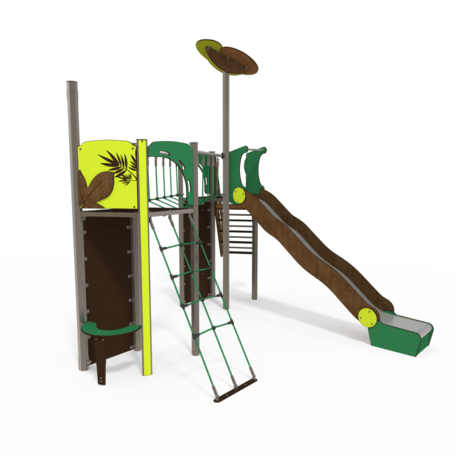 Žaidimų aikštelių kompleksas vaikams nuo 2 iki 12 metų amžiaus – kolekcija 'MEGA / MBG-2561_ME 18-2036-I99'
