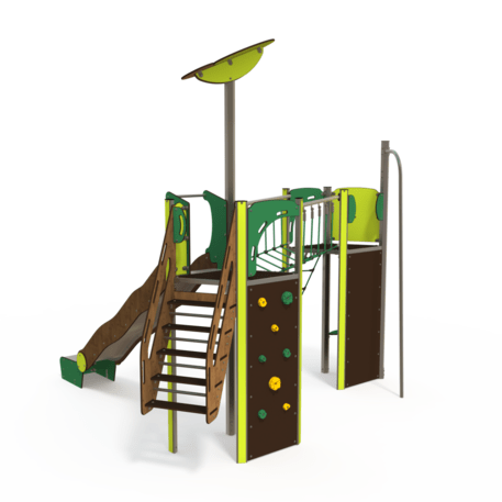 Žaidimų aikštelių kompleksas vaikams nuo 2 iki 12 metų amžiaus – kolekcija 'MEGA / MBG-2561_ME 18-2036-I99'