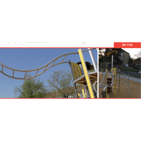 Žaidimų aikštelių kompleksas vaikams nuo 2 iki 12 metų amžiaus – kolekcija 'MEGA / MBG-2561_ME 18-2036-I99'