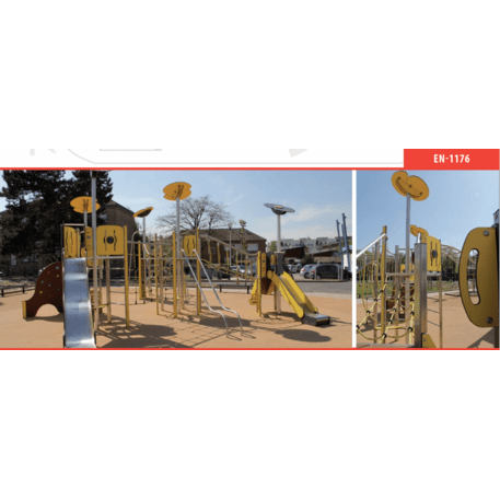 Žaidimų aikštelių kompleksas vaikams nuo 2 iki 12 metų amžiaus – kolekcija 'MEGA / MBG-2570_ME 18-3009-I22'