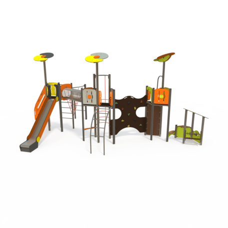 Žaidimų aikštelių kompleksas vaikams nuo 2 iki 12 metų amžiaus – kolekcija 'MEGA / MBG-2580_ME 18-3025-I99'