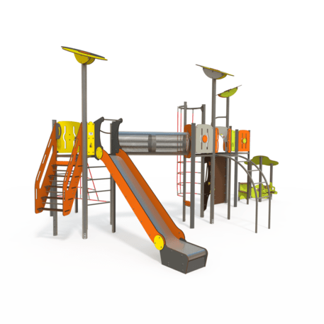 Žaidimų aikštelių kompleksas vaikams nuo 2 iki 12 metų amžiaus – kolekcija 'MEGA / MBG-2580_ME 18-3025-I99'