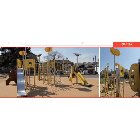 Žaidimų aikštelių kompleksas vaikams nuo 2 iki 12 metų amžiaus – kolekcija 'MEGA / MBG-2580_ME 18-3025-I99'