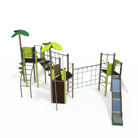 Žaidimų aikštelių kompleksas vaikams nuo 2 iki 12 metų amžiaus – kolekcija 'MEGA / MBG-2588_ME 18-3031-P15'