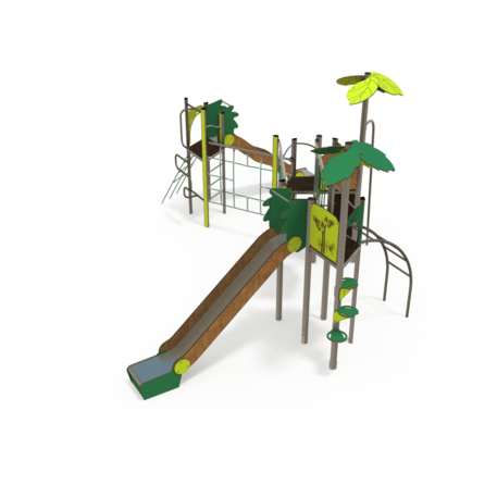 Žaidimų aikštelių kompleksas vaikams nuo 2 iki 12 metų amžiaus – kolekcija 'MEGA / MBG-2588_ME 18-3031-P15'