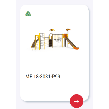 Žaidimų aikštelių kompleksas vaikams nuo 2 iki 12 metų amžiaus – kolekcija 'MEGA / MBG-2588_ME 18-3031-P15'