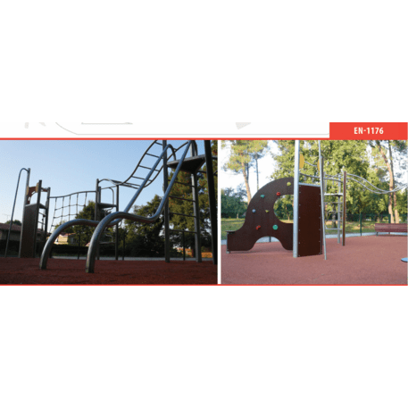 Žaidimų aikštelių kompleksas vaikams nuo 2 iki 12 metų amžiaus – kolekcija 'MEGA / MBG-2603_ME 18-3044-I99'