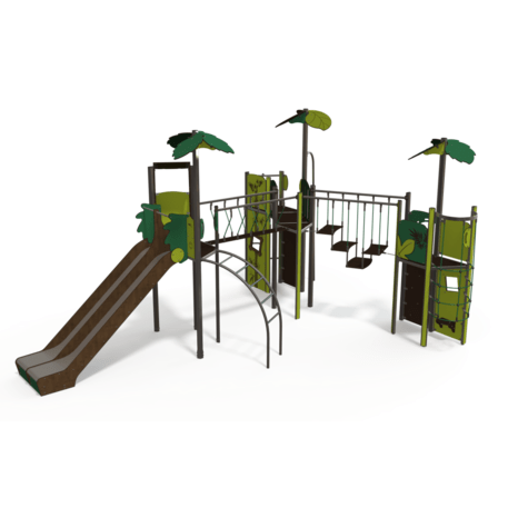 Žaidimų aikštelių kompleksas vaikams nuo 2 iki 12 metų amžiaus – kolekcija 'MEGA / MBG-2611_ME 18-4020-P15'