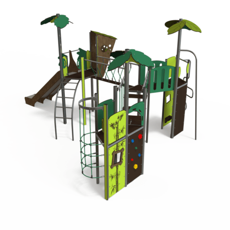 Žaidimų aikštelių kompleksas vaikams nuo 2 iki 12 metų amžiaus – kolekcija 'MEGA / MBG-2611_ME 18-4020-P15'